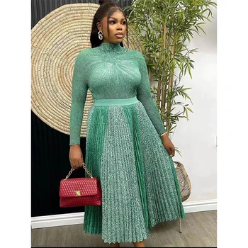 Miyake 플리츠 슈트, 여성 용수철 스타일, 외국 스타일, 하이 엔드 프린트 블라우스, 라지 사이즈, 스키니, 플리츠 롱 하프 스커트, t Best5 Miyake 플리츠 슈트, 여성 용수철 스타일, 외국 스타일, 하이 엔드 프린트 블라우스, 라지 사이즈, 스키니, 플리츠 롱 하프 스커트, t Best5