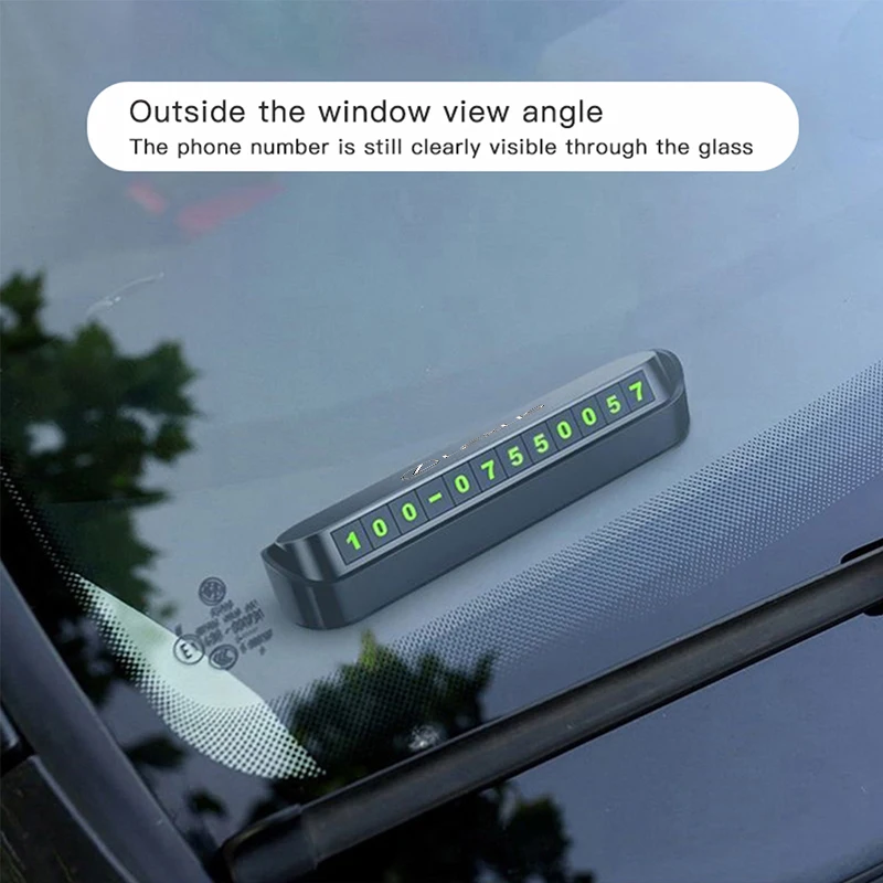 ملحقات بطاقة رقم هاتف ركن السيارة المؤقتة لكزس GS IS LS500h ES260 ES300h RX350h NX260 UX260 LM LC RZ450e TX RC #2