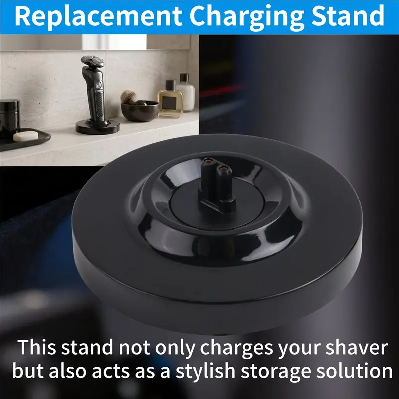 A55X-Shaver Charging Stand For Series S5000 6000 7000 S8000 S9000 Electric Shavers Recharge And Store Your Shaver