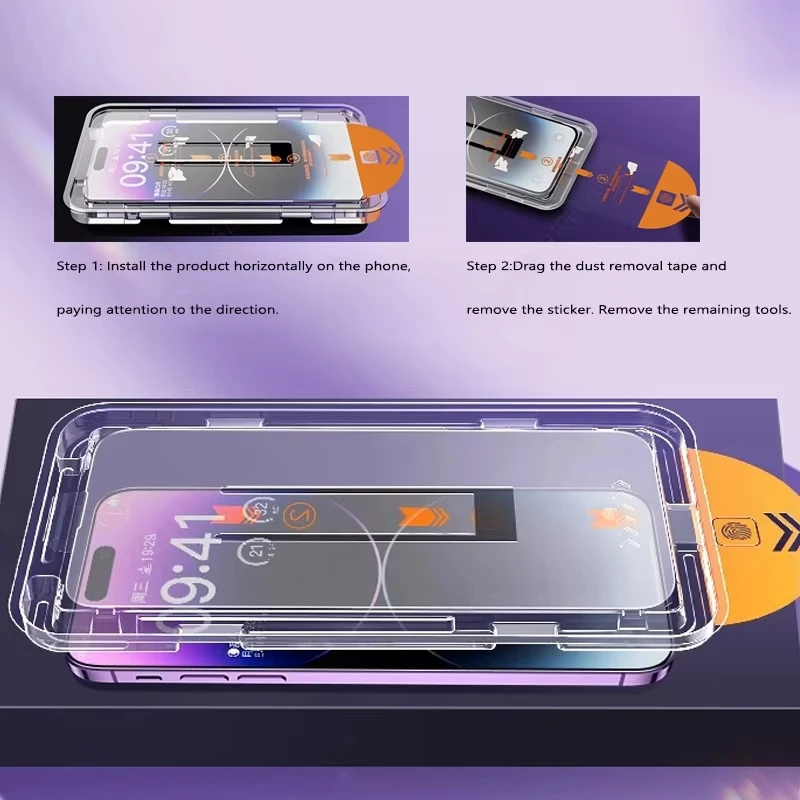 1-4 قطعة طلاء Oleophobic الخصوصية حامي الشاشة لسامسونج A55 5G A54 A52 A53 A16 A15 A35 A32 A14 A06 S24 الترا S23 FE الزجاج