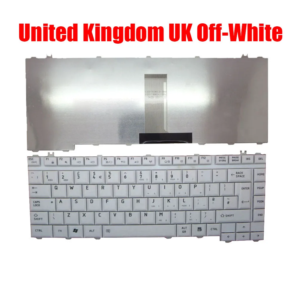 

UK RU FR Laptop Keyboard For Toshiba For Satellite A200 A300 M200 M300 M500 L300 L305 9J.N9082.B0R Russia French United Kingdom