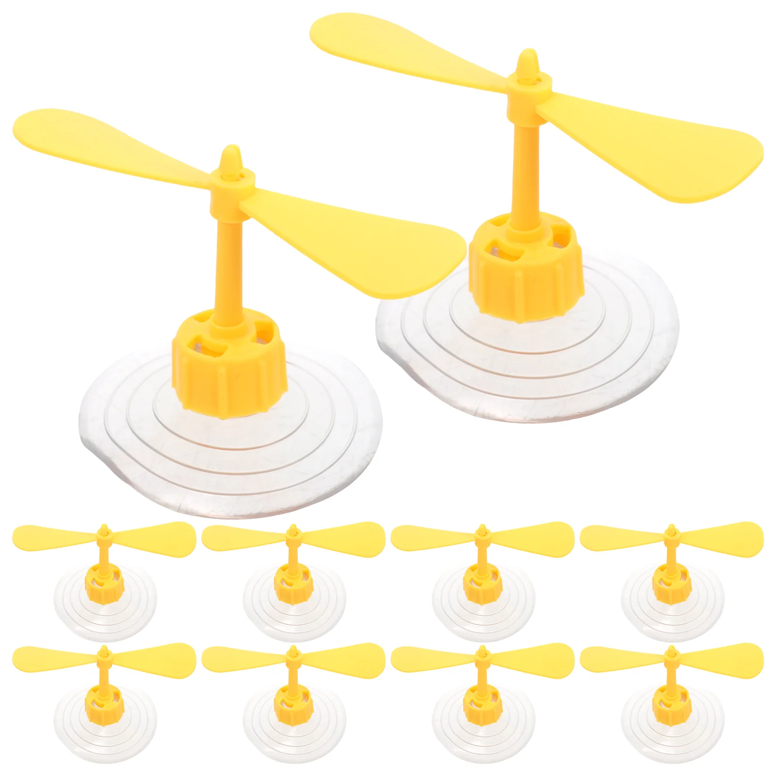 10 Pcs Motorcycle Dragonfly Decor Creative Dragonfly Suction Decor Dragonfly Suction Cup Decor (Yellow Color)