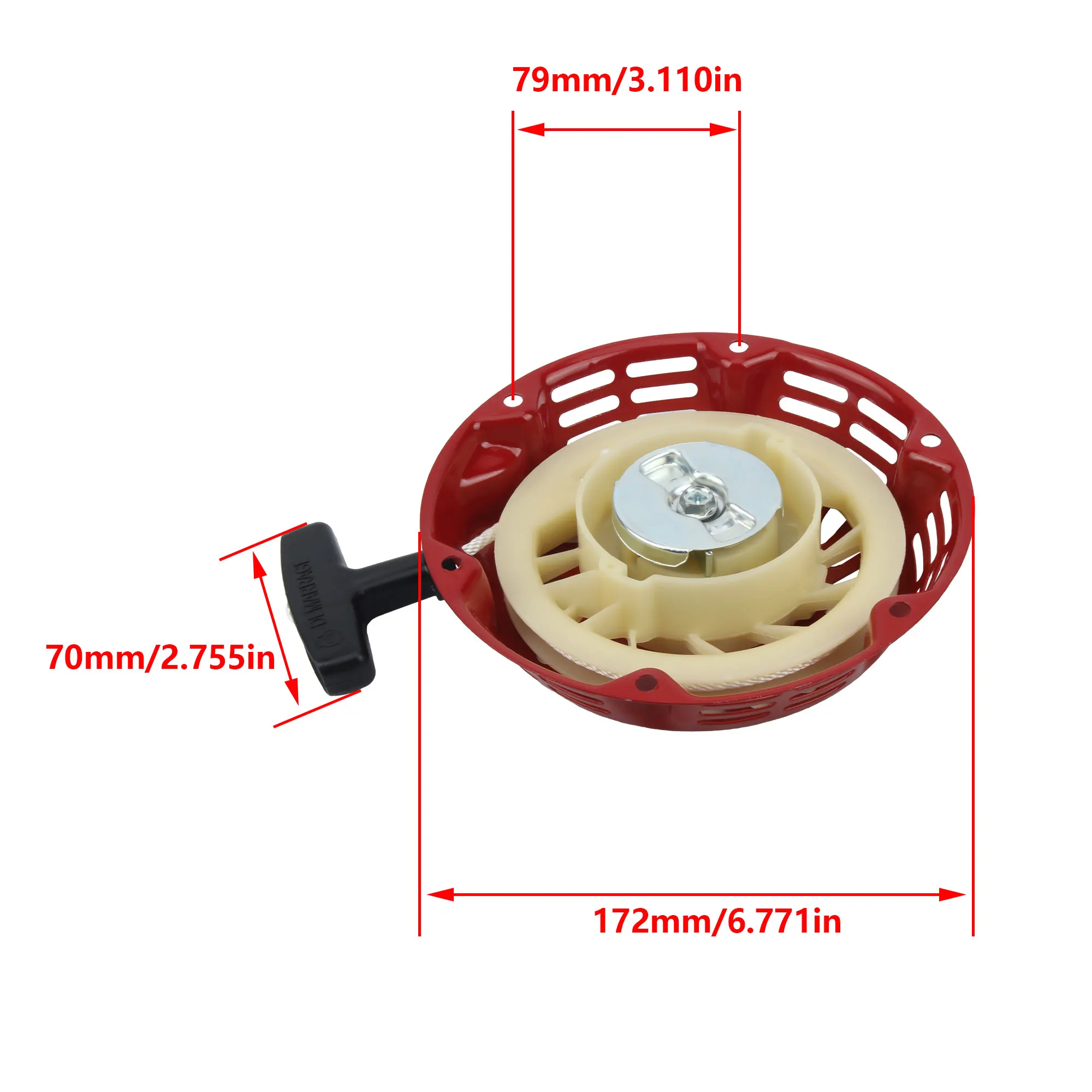 لهوندا GX160 GX200 5.5HP 6.5HP الترجيع سحب بادئ حركة ارتدادي محرك البنزين استبدال ل آلة تقطيع الفراشي أداة الملحقات أجزاء