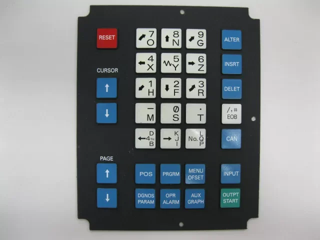 A98L-0001-0518#M 02 A98L-0001-0518 0M CNC HMI Membrane Keypad buttons for Fanuc Machine Operator Panel