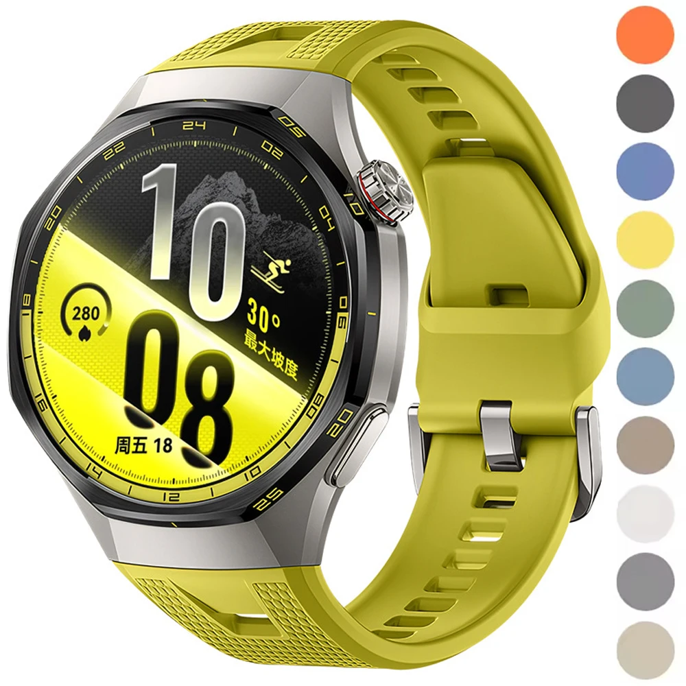 Original No Gaps Strap For Huawei Watch GT 7 Pro 46mm Sport Silicone Breathable Bracelet Correa For Huawei Watch GT 6 Pro Band