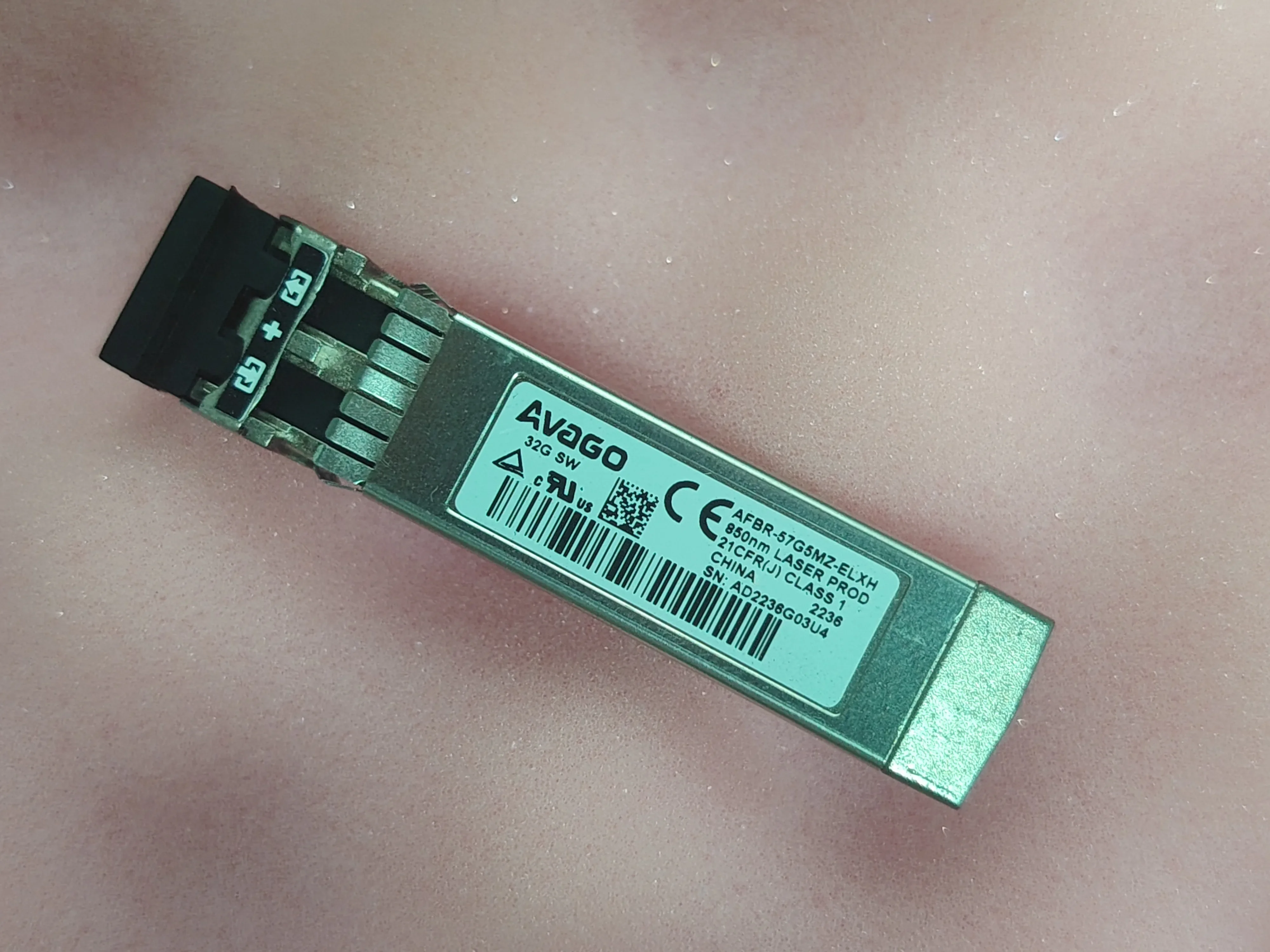 nuovo-afbr-57g5mz-elxh-afbr-57g5mz-el5h-avago-32g-ricetrasmettitore-ottico-850nm-sw-32gb-sfp-hba-modulo-di-rete-in-fibra-ottica