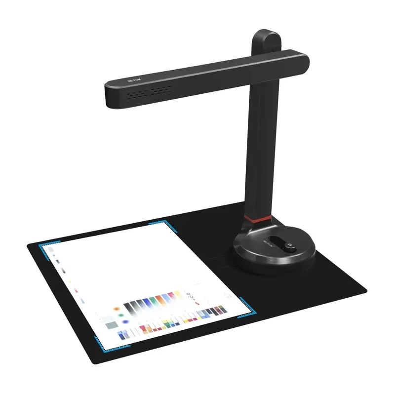 A3 A4 Book Scanner with LED Lamp Smart OCR Function Auto Focus Document Scanner for Home Office Desktop High Speed Scanning