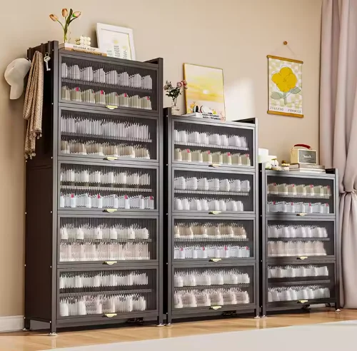 

3/4/5/6 Layers Storage Shoe Cabinets Closet Entrance Space Saving Shoe Cabinet Nordic Shoe Cabinets