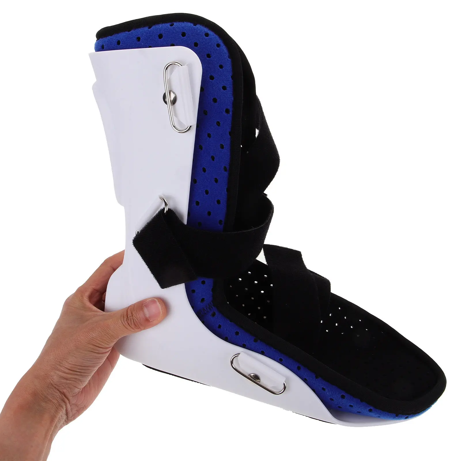 Men Women Adjustable Ankle Brace Breathable Foot Support Protector Wrap Sprain Injury Recovery Walking Boot for Broken Foot