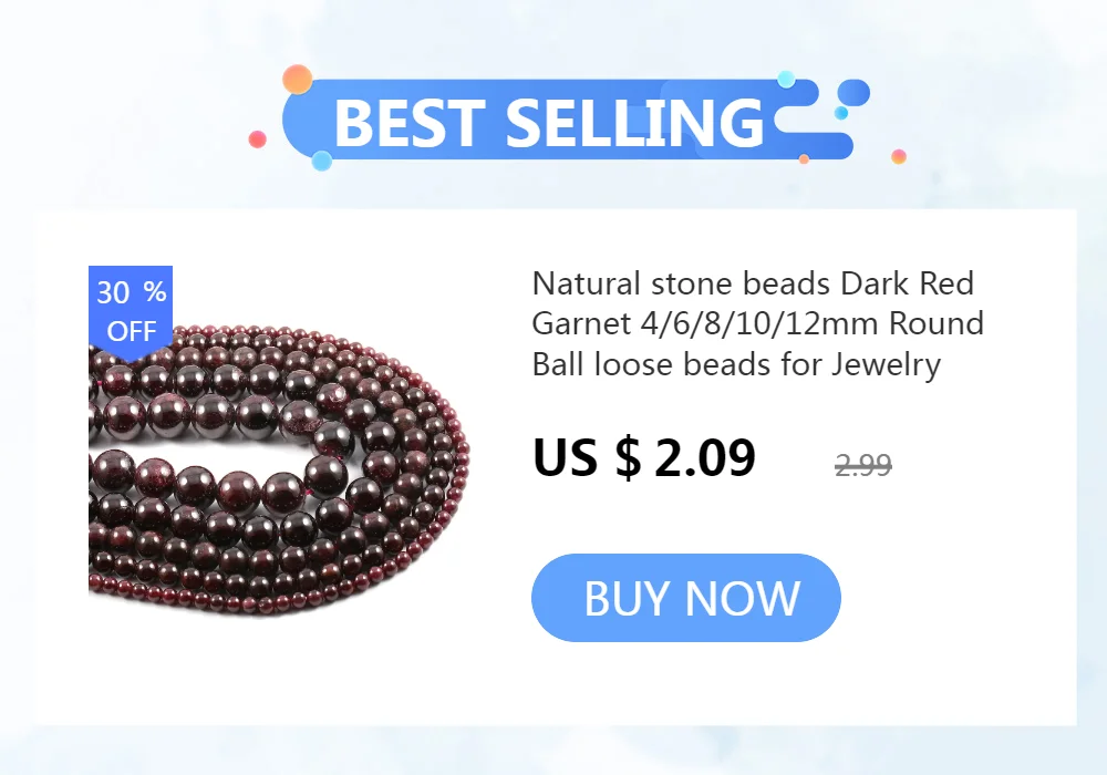 Natural stone beads Dark Red Garnet 4/6/8/10/12mm Round Ball loose beads for Jewelry Making Necklace DIY Bracelets Accessories