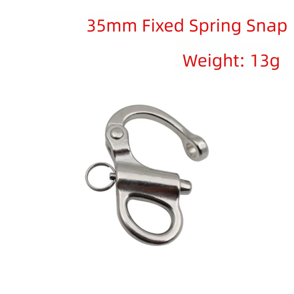 Quick Connects Stainless Steel Snap Shackle Jaw Swivel 35/52/69/96mm Swivel Snap Shackle Quick Release Chain Shackle Sailboats