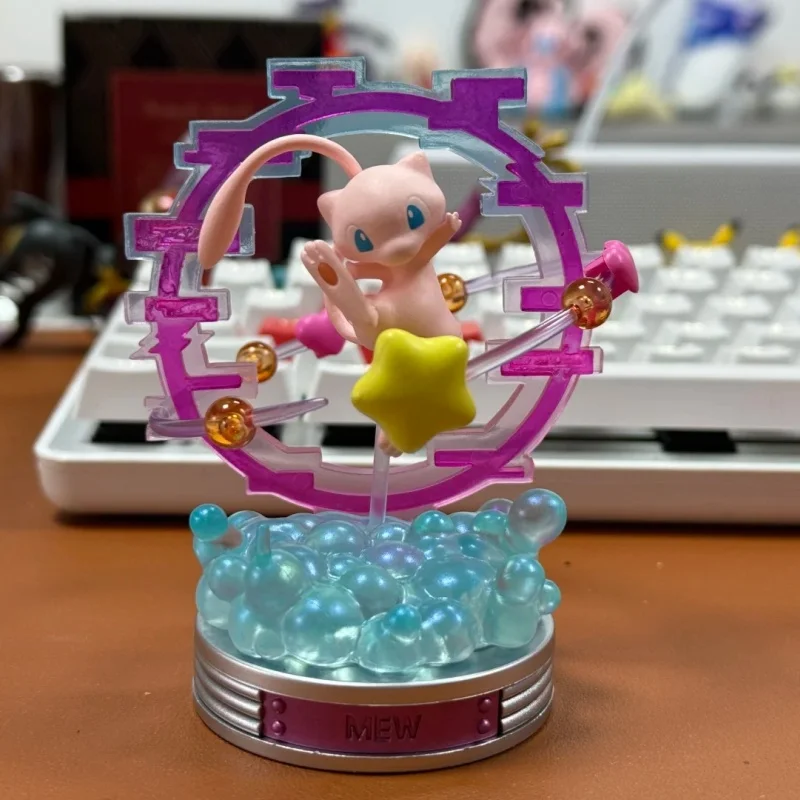 Re-Ment Pokemon Neon Party Pokemon Rement Box Egg Table Ornament Blind Box Christmas Birthday Gift Toy