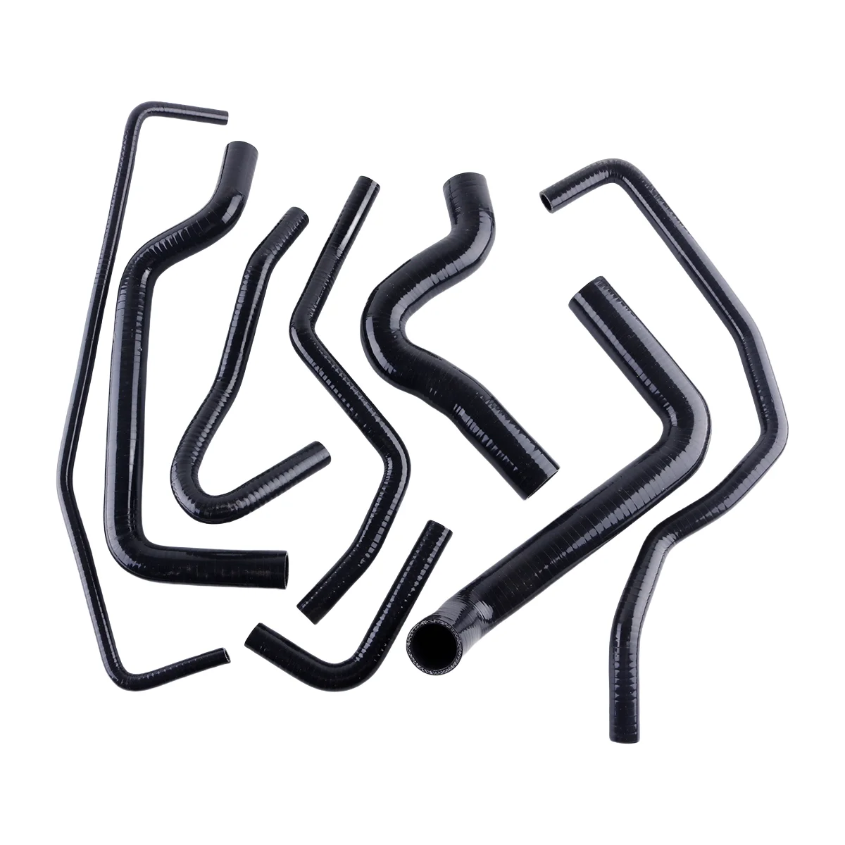 

8PCS 3PLY For 1996-2000 Fiat Coupe 2.0 20v Gt Turbo Silicone Hose Radiator Water Coolant Tube Pipe Kit 1997 1998 1999
