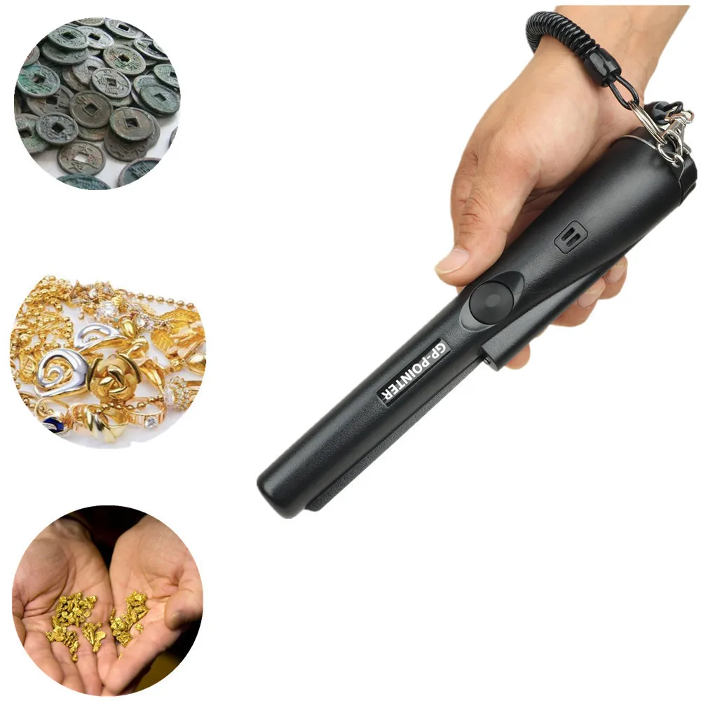 Rilevatore di metalli professionale portatile puntatore pinpoint Metal Detector impermeabile per moneta metallica oro