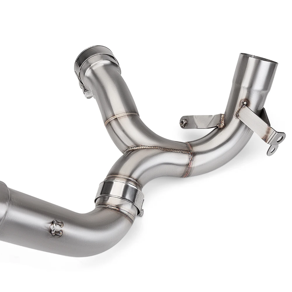 Middle Link Tubing, Racing Line,Stainless Steel Motorcycle Exhaust Pipe,Multistrada 1200 S 2010-2017 image 4