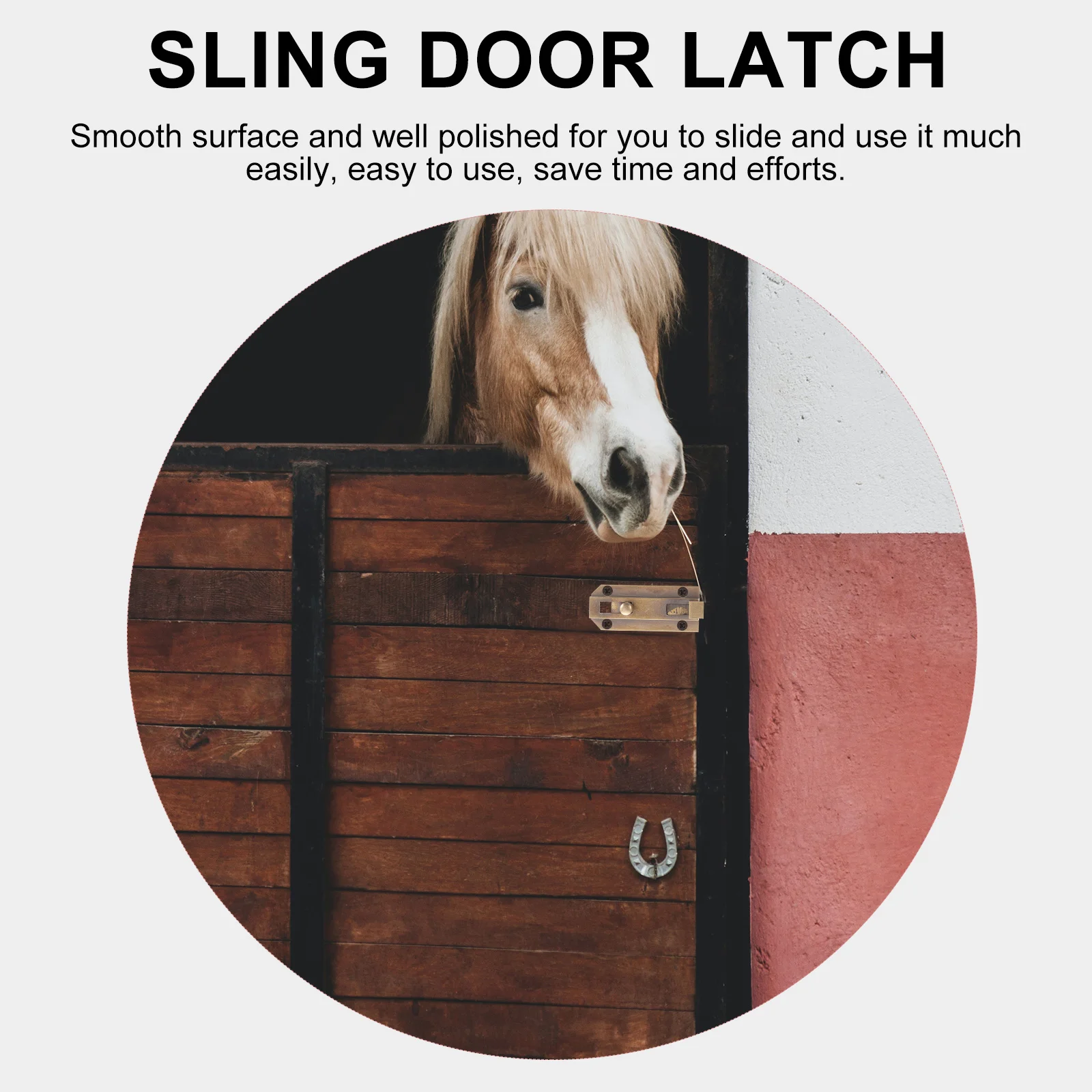 

Ancient Brass Door Bolt Solid French Door Flush Bolt Sliding Gate Latch Durable Security Lock Easy Install Gate Latches