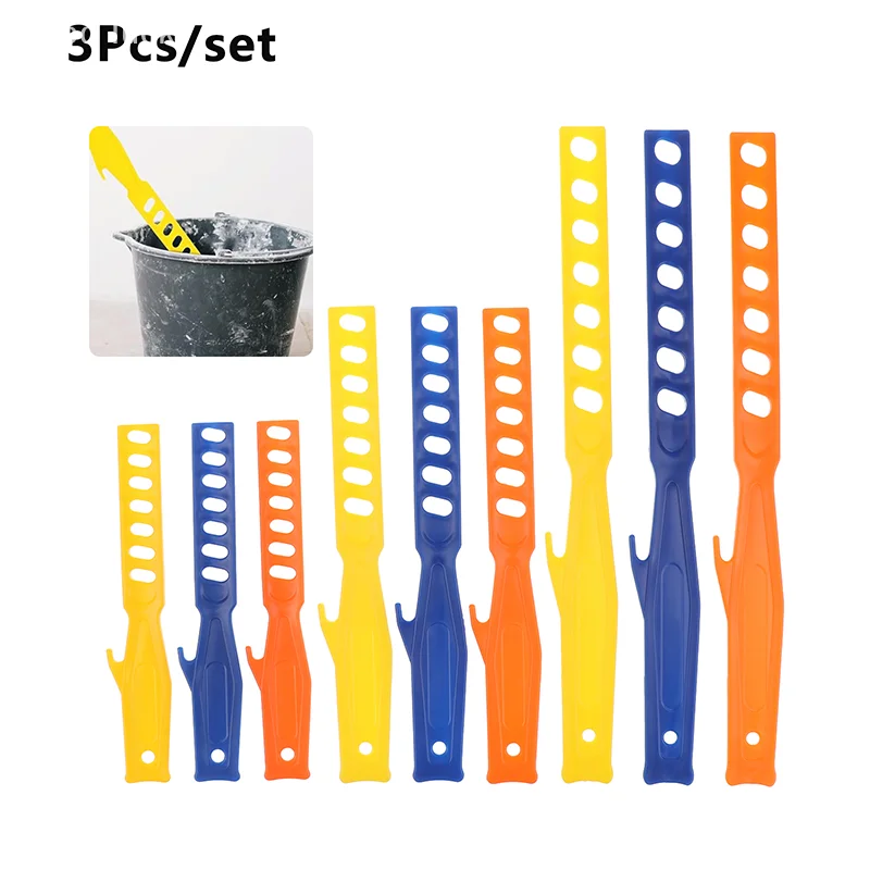 

3Pcs Stirring Rod Stick For Paint Reusable Portable Tool Mixing Manual Bucket Handheld Plastic Home Finishing