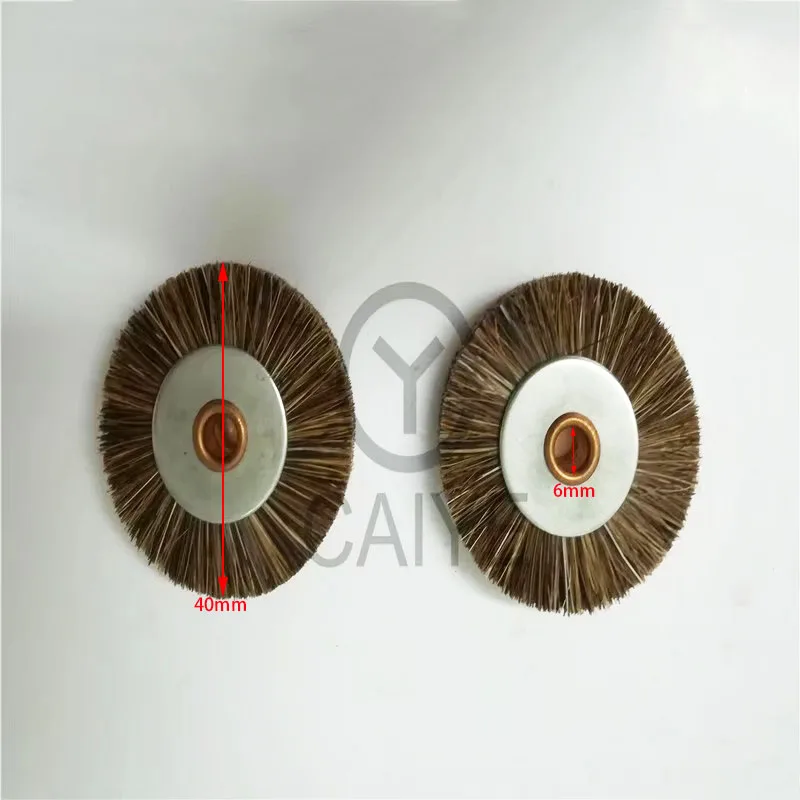 

10Pieces Brush Wheels Hard Wool Brush Wheel 45x6mm For Man Roland Offset Printing Machine Spare Parts