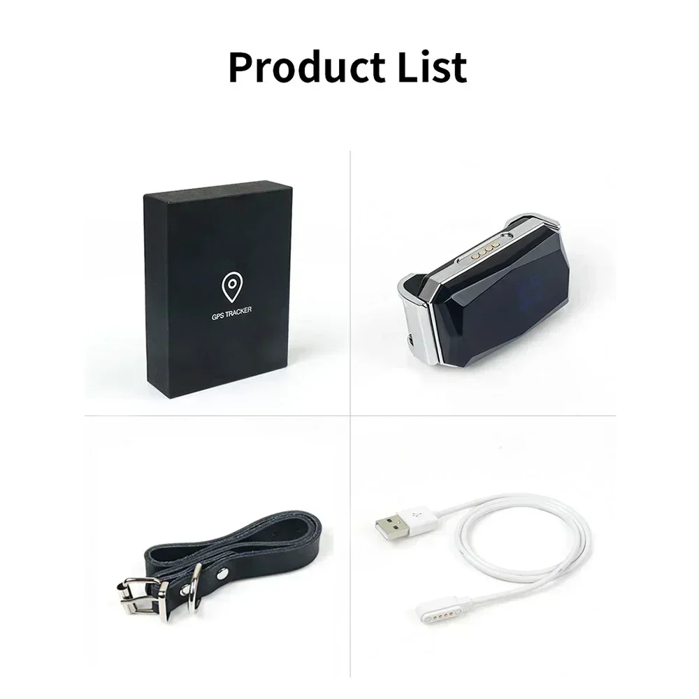 Multifunctionele Mini GPS-tracker G12 Smart Anti-verlies Waterdichte Locator Halsband voor Hond Kat Apparaat