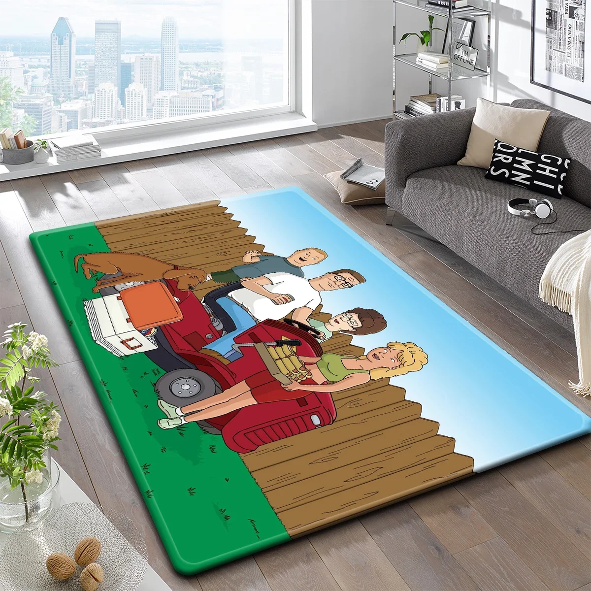 TV show Cartoon King of the H-Hill Carpet Kitchen MatEntrance Doormat Bedroom FloorDecoration LivingRoom Bathroom Anti-slip Rug