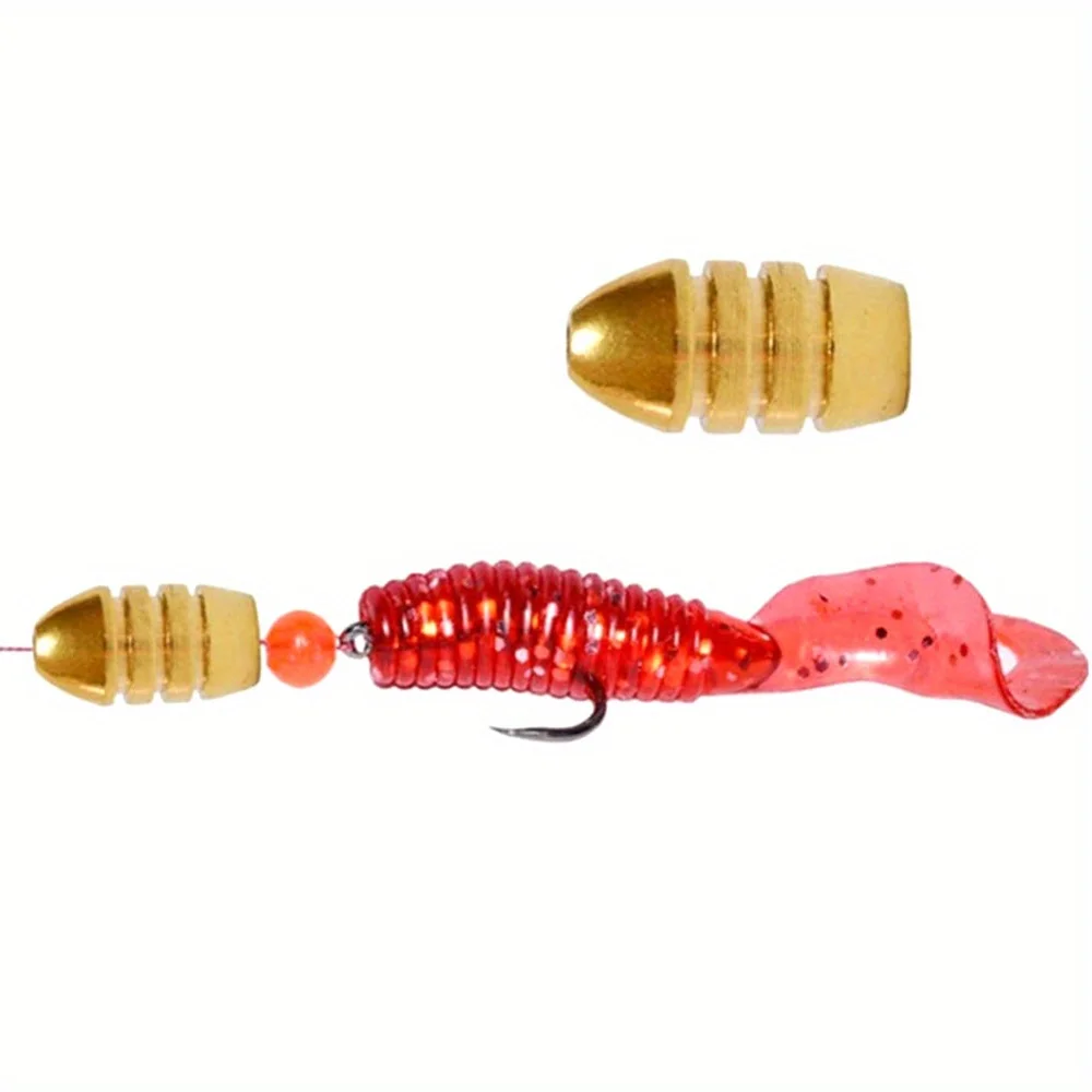 Plomos Cobre Lubina Superficie Lisa – Menor Resistencia en Pesca