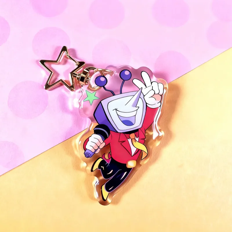 Tenna Deltarune Acrylic Keychain - Charm Kawaii cartoon game Character pendant