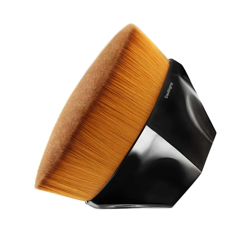 

Foundation Makeup Brush Flat Top Kabuki Hexagon Face Blush Liquid Powder Foundation Brush for Blending Liquid, Cream or Flawless