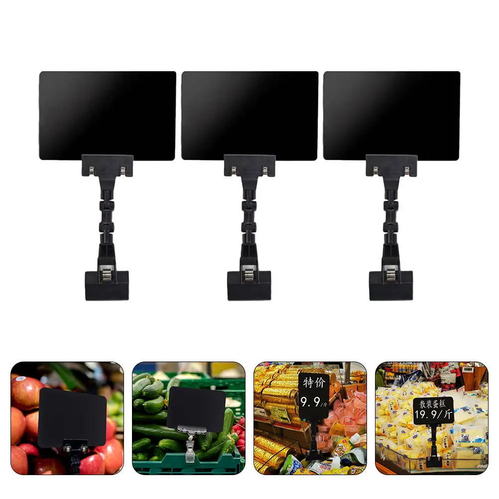 

1 set 1 Set Label Holder Clip Plastic Label Clips For Pantry Basket Labels Chalkboard Tags Bin Display Price Tag Holders Storage