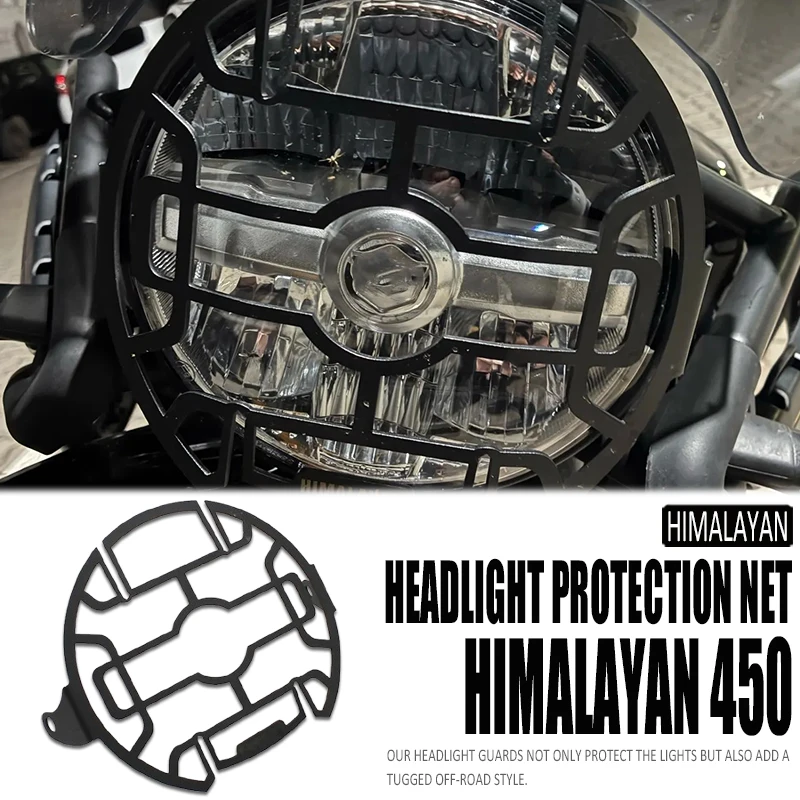 

Новая защита для фар мотоцикла, сетчатая решетка для фар, чехол для гималайя 450, гималайя 450, HIMALAYAN 450 2024-