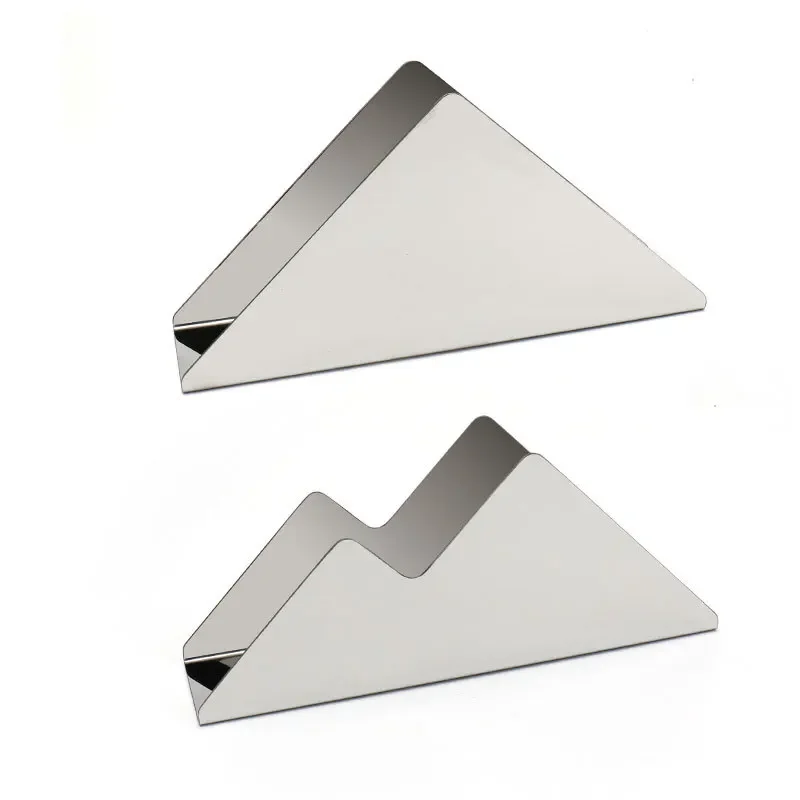 

Креативный держатель для салфеток, новое зеркало, держатель для салфеток из нержавеющей стали, креативный двойной пиковый держатель для салфеток в отеле