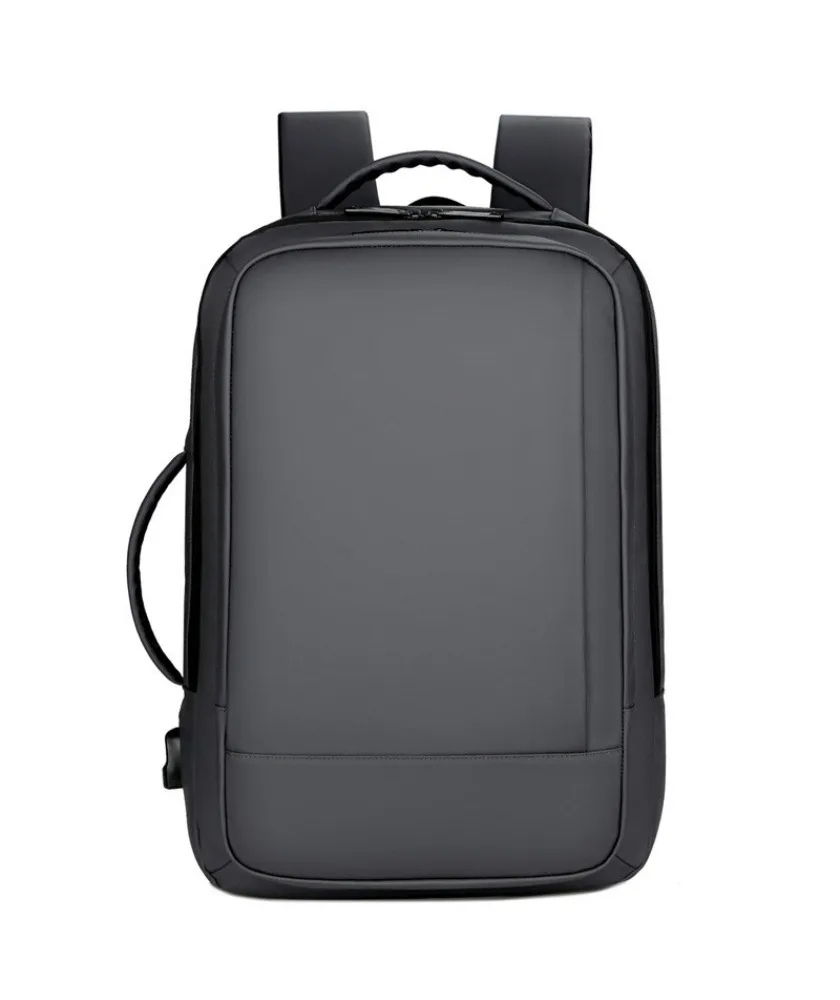 New large-capacity business commuter backpack personalized college student computer schoolbag fashionable simple backpack men