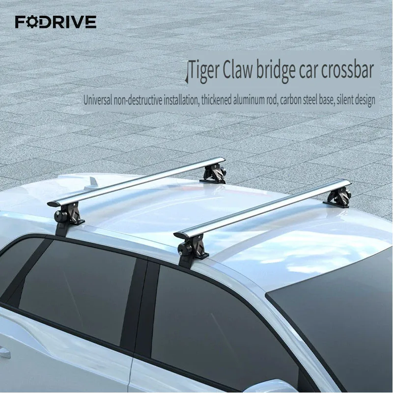 1 Pair of Car Luggage Rack Crossbar Roof Rack Universal 1.3-1.4m Single Maximum Load Capacity of 100KG Roof Luggage Crossbar