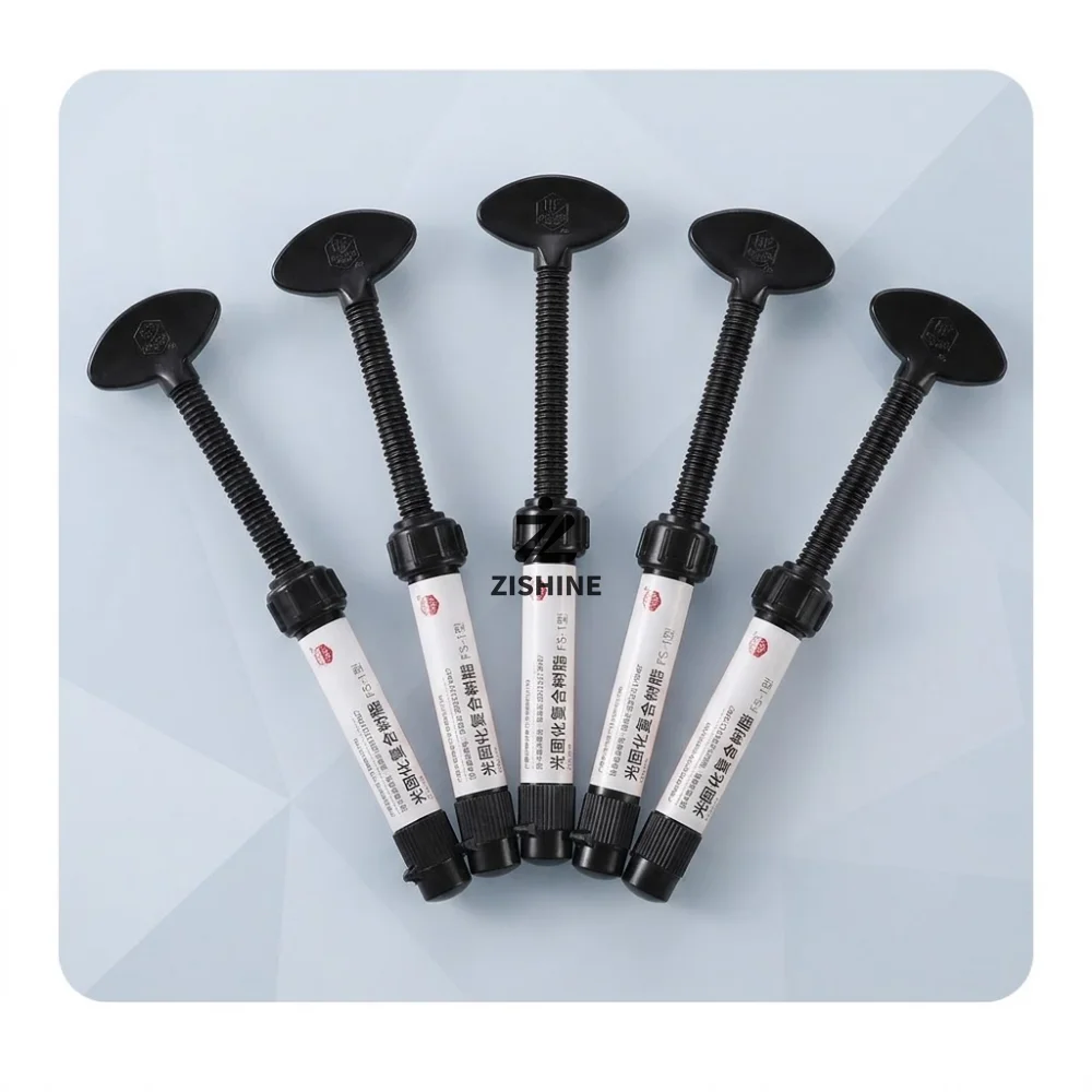 

Dental Restorative Composite Resin Light Cure Filling Material Shade A1 A2 A3 L 2.5g for Non-Occlusal Cavity 2/5 Pack