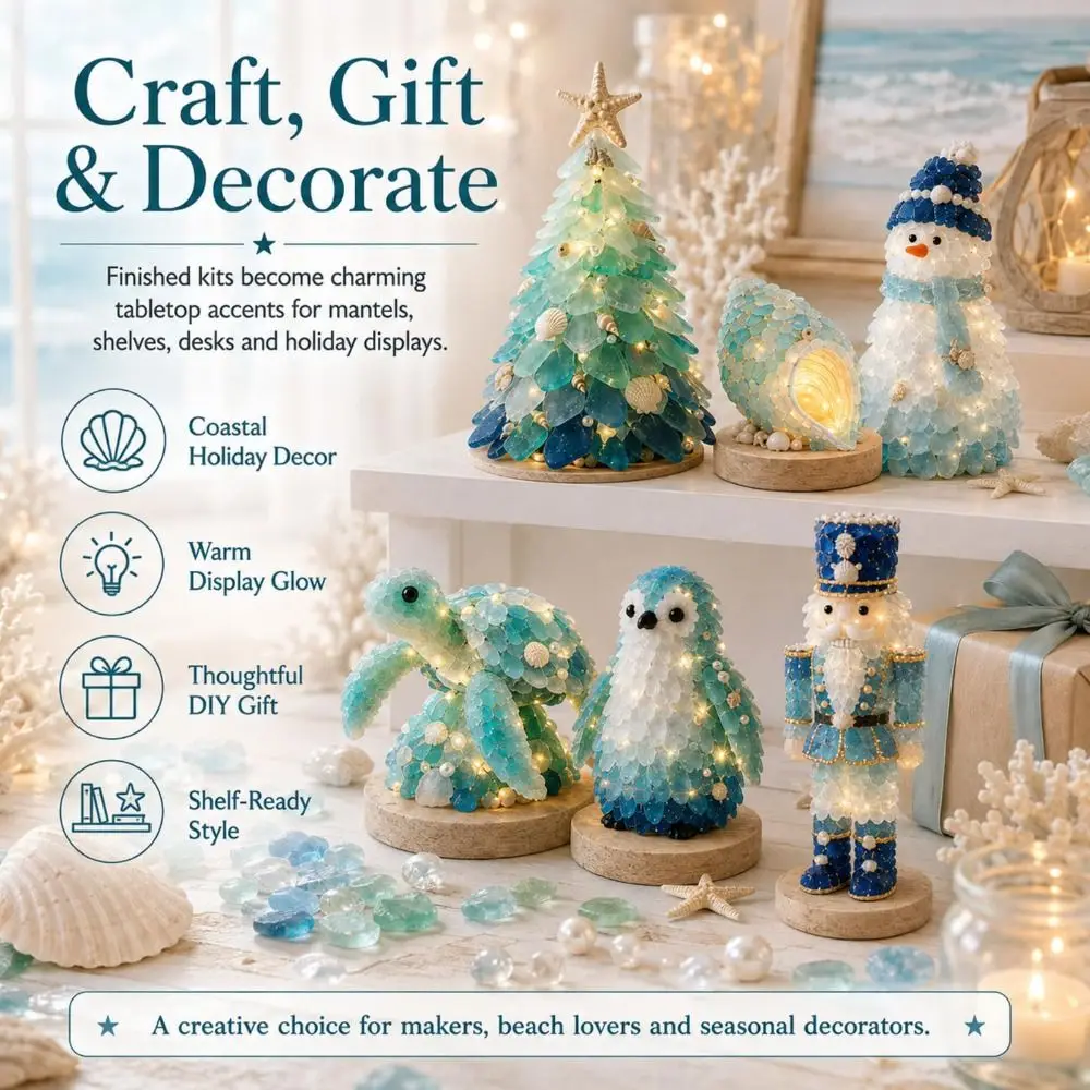 Sea Glass Christmas Tree Kit 2