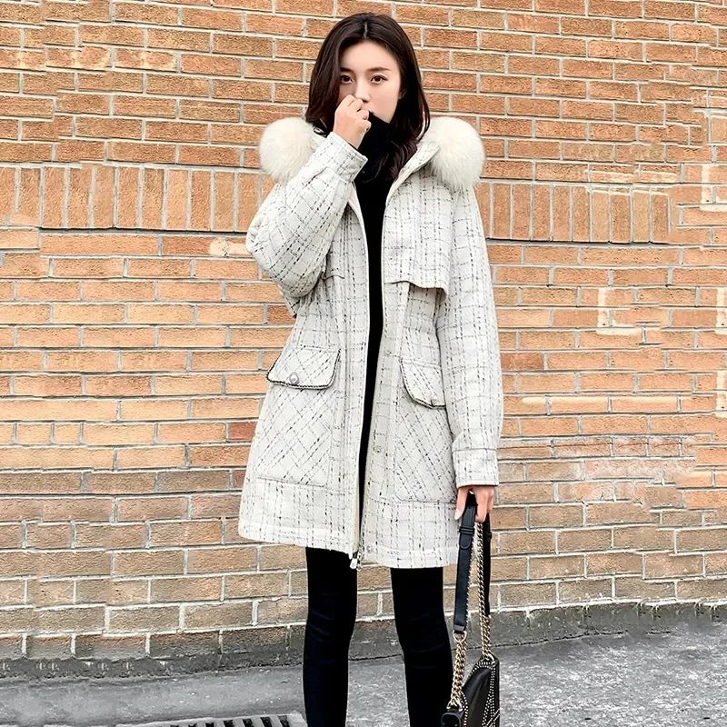 Abrigo acolchado de algodón para mujer, chaqueta informal holgada de moda coreana, Parkas cálidas gruesas cortas de talla grande para invierno, novedad de 2022