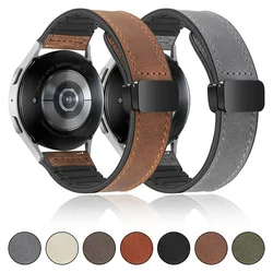 20mm 22mm Leather Silicone Strap For Huawei watch 4/GT4/GT2/3 Pro / Amazfit GTR 3/4 Bracelet For Samsung Galaxy watch 6/5/4/3