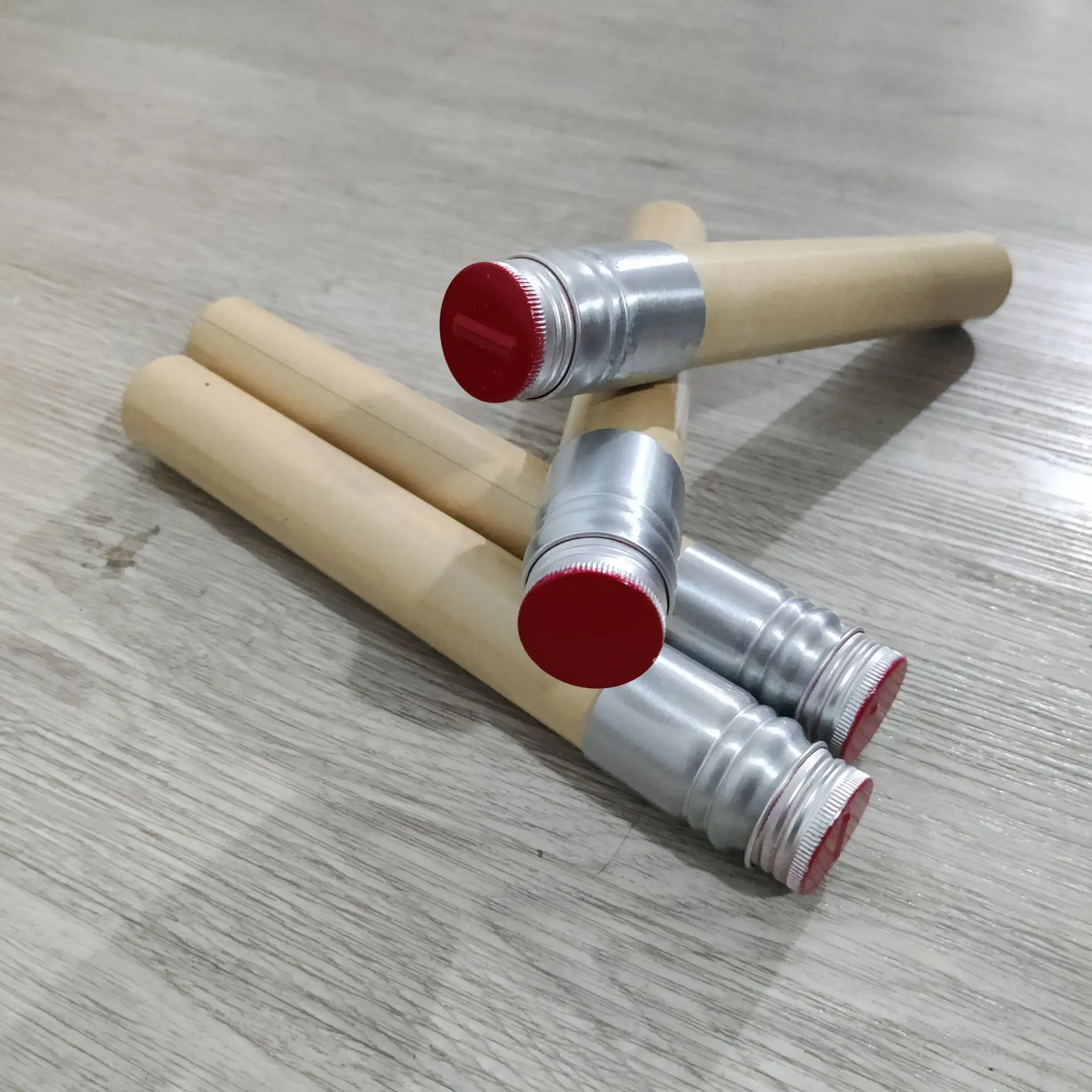 2PCS Hunting Tactical Equipment ROP Signal Bar Paper Tube Moisture-Proof Storage Cartridge Paper Tube Russian Signal Rod Storage