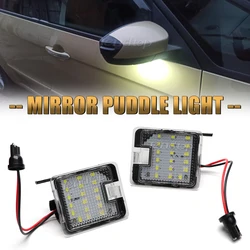 Canbus LED Bulbs Under Rearview Mirror Puddle Light For Ford SMax CMax Kuga Escape Monde 4 Focus 3 Grand 2