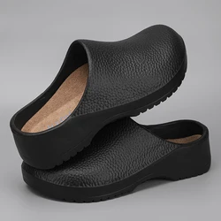 Men Slippers Couples Garden Clog Women Water Proof Chef Shoe Comfortable Sandal Slippers For Pet Workers Outdoor Fishing Shoes