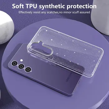 Glitzerhülle für Samsung Galaxy S24 Ultra S23 FE S22 Plus S21 S20 Note 20 A14 5G A54 A34 A33 A32 A13 A52 A53 Cover Zubehör