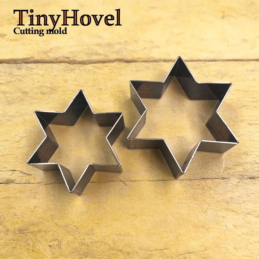 30mm-100mm Hexagon Star Steel Rule Die Cut, Steel Cutting Mold for Leather, Steel Punch Cutter for leather crafts (NB058)