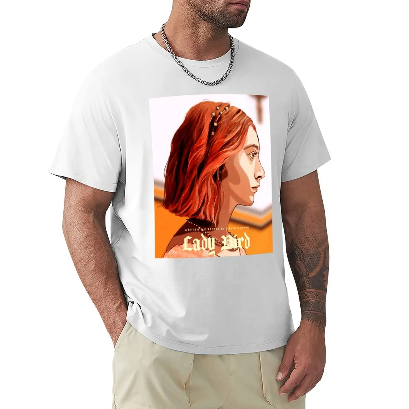 Ladybird movie T-Shirt oversizeds sweat fruit of the loom mens t shirts