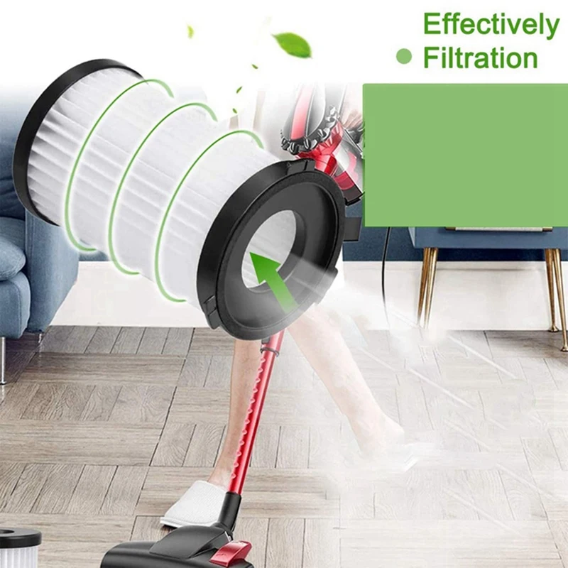 Ersatz-Hepa-Filter und Schwamm-Kit für Moosoo D600 / D601 / Iwoly für V600-Staubsauger-Ersatzteilzubehör