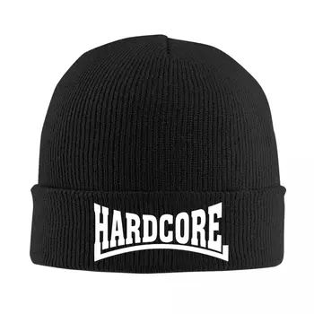 Hardcore Beanie Hüte Beliebte Logo Strickmütze Kpop Elastische Männer Frauen Caps Herbst Benutzerdefinierte Casual Motorhaube Hüte Geschenk