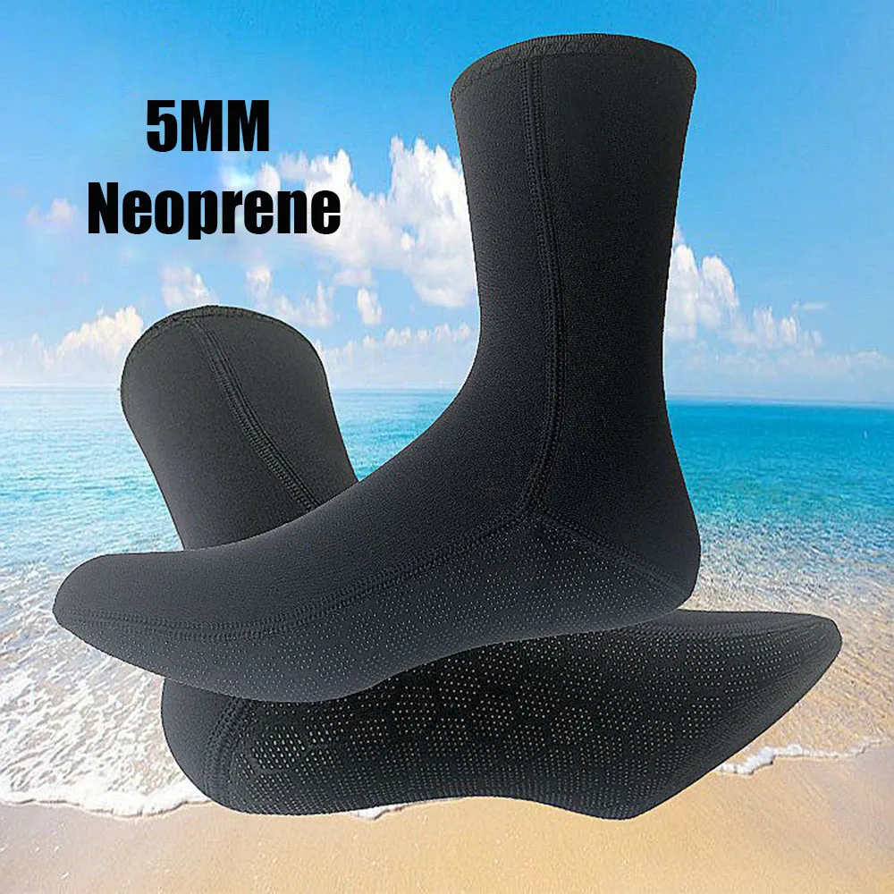 

5MM neoprene diving swimming surfing warm beach socks men and women water sports snorkeling surfing non-slip swimming socks