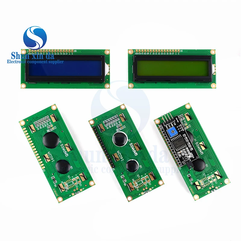LCD1602 LCD 1602 2004 12864 module Blue Green screen 16x2 20X4 Character LCD Display Module HD44780 Controller blue black light