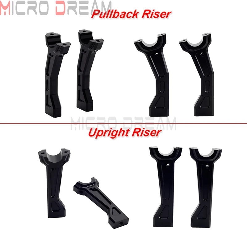 Handlebar Risers Clamp CNC Aluminium Black Motorcycle Handle Bar Mounting For Harley Pan America 1250 S RA1250 S Accessories