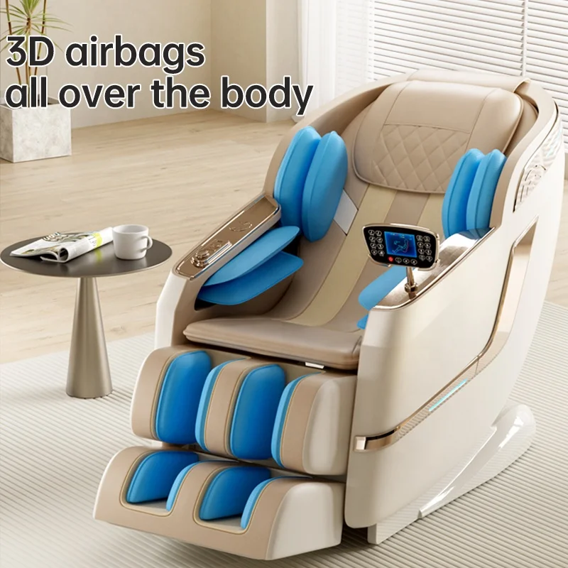 3 Years Warranty Luxury Massage Chair SL Dual Track Touch Voice Armrests Body detection 4D Zero gravity HiFi Bluetooth Heating