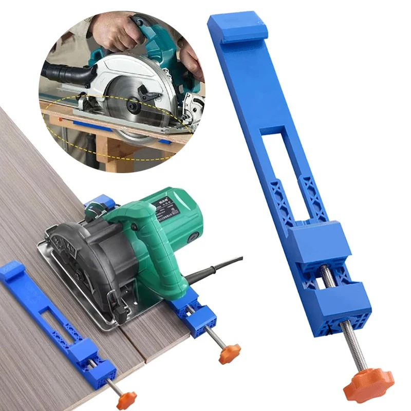 Adjustable Cutting Machine Base Guide Electric Circular Saw Milling Positioning Clamp Quick Fix Jig Positioning Back Board Clip