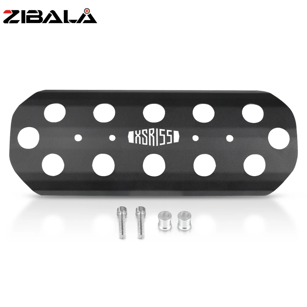 لياماها XSR155 XSR 155 2019-2020-2021-2022-2023 2024-2025 دراجة نارية العادم درع غطاء الحرارة العادم الأنابيب تحطم حامي #3